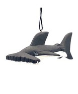 Hammerhead Shark Balsa Wood Ocean Sea Ornament Fair Trade Handmade Nicar... - £12.41 GBP