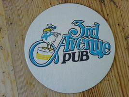 Coaster Richmond 3rd Ave Pub Pelican Beer One Mat Vintage 80s - £10.38 GBP