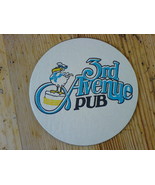 Coaster Richmond 3rd Ave Pub Pelican Beer One Mat Vintage 80s - £10.18 GBP