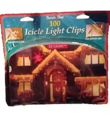 Vintage Icicle Light Clips 100 Piece EZ Light Universal Santas Best 1999... - $25.19 CAD