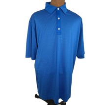 FootJoy Shirt Mens 2XL Short Sleeve Blue No Logo Golf Polo Performance Athletic - £27.37 GBP