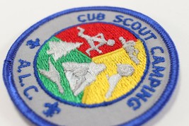 Vintage A.L.C. Cub Scout Camping Round Boy Scouts of America BSA Patch - £9.19 GBP