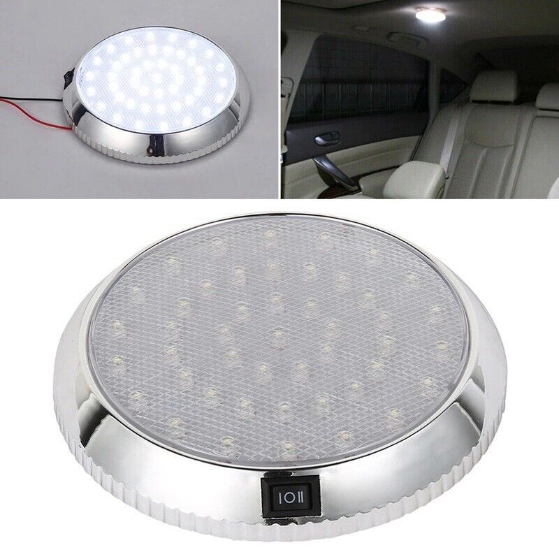 Universal 46-LED Car Vehicle Interior Indoor Roof Ceiling Dome Light Whi... - $8.79