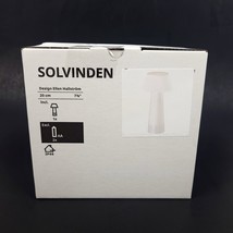 IKEA SOLVINDEN Table Lamp Battery Operated White 7 7/8&quot; New 305.946.84 - $27.62