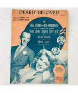 Vintage Sheet Music Dearly Beloved You Were Never Lovelier Astaire Haywo... - £5.97 GBP