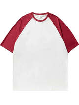 Men&#39;s Plus Size Contrast Round Neck Half Sleeve T-Shirt - $13.94