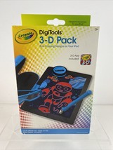 Crayola Digi Tools 3-D Pack - Eye Popping Designs On Your I Pad! New &amp; Sealed - £3.30 GBP