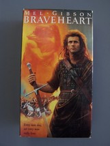 Braveheart (VHS, 1996, 2-Tape Set) Video Tape Mel Gibson - $7.31