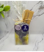 Body &amp; Earth Lavender Sleep Potion Handmade Soap 2 Piece Bath Set New in... - €8,40 EUR