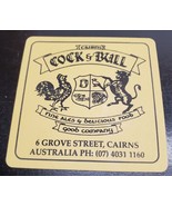 Cairns Cock &amp; Ball drink coaster - Cairns Australia  - £3.73 GBP