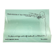 Ziggy Post-In Notes 50 Pack Vintage 1986 Your Mission If You Choose to Accept It - £7.27 GBP