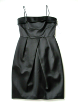 NWT Bailey 44 You Loved Me in Black Stretch Satin Pleated Sheath Dress 4 $218 - £26.31 GBP