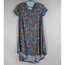 LuLaRoe Multicolor Dress With Colorful Aztec Design Size 4 - £8.38 GBP