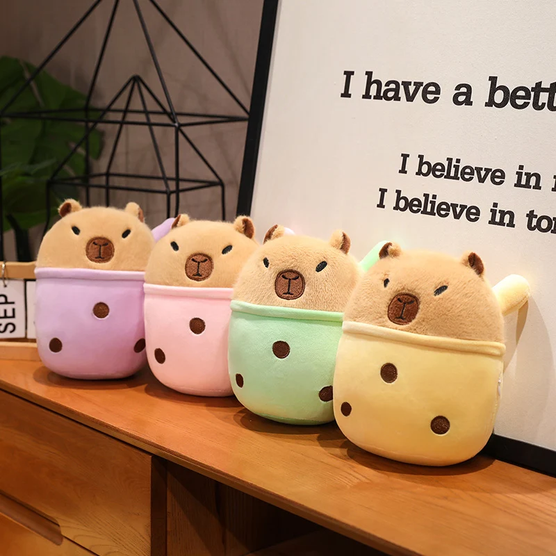 Creative Capybara Milk Tea Cup Animals Kids Appease for Room Decor - £31.50 GBP