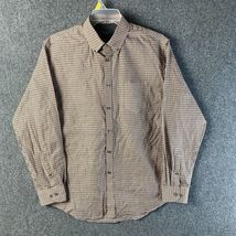 Van Heusen Long Sleeve Button Down Shirt Large Men&#39;s 16-16.5 Cotton Blend L - $236.70 MXN