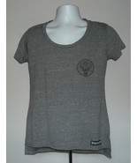 New Jagermeister Pocket T Shirt Womens Medium Gray Stag Logo - $23.71