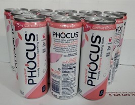 12 Cans Phocus Grapefruit Caffeinated Energy Drink Sparkling Water 11.5 fl oz - £21.25 GBP