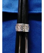 New Vintage Tactical Mexico 11 Mm Wide Band Ring SZ 9.25 Free Shipping - $49.14 CAD