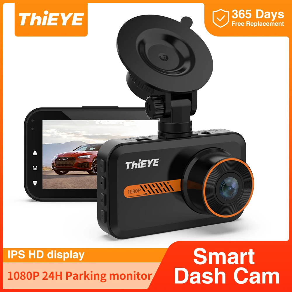 ThiEYE Car Video Recorder 1080P HD Recording Car Camera GPS Tracking 3.0 Inch - £47.64 GBP+