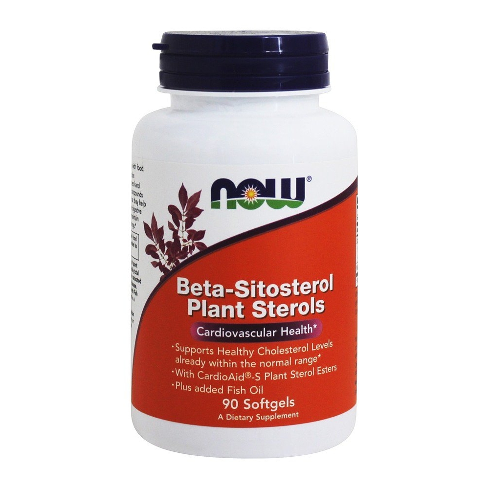 NOW Foods Beta-Sitosterol Plant Sterols, 90 Softgels - $18.09