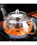 Glass Teapot 20 Oz/600 Ml, Teapot with Removable 18/8 Stainless Steel Immersion - $250.30 MXN