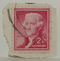 Vintage Stamps American America Usa States 2 C Cent Jefferson Liberty X1 B25 #2 - £1.37 GBP