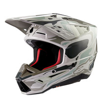 Alpinestars SM5 Mineral Warm Gray Celadon Green Helmet MX Motocross ATV Adult - £236.25 GBP