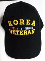 Korea Veteran Service Campaign Ribbon Embroidered Logo Military Hat Cap NEW - $4.99