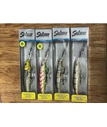 lot of 4 different Salmo Freediver 12 SD 4 3/4&quot; Deep Diving Crankbait Fi... - £34.63 GBP