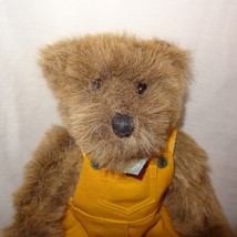 Gallery Teddy Bear 1996  Stuffed Animal Plush 13&quot; Ashton Drake Yellow Ov... - $19.99