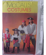 Pattern 4952 Multi sz ADULT sm-xlg Pirate Man or Woman Costume - £5.56 GBP