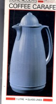 Insulated Coffee Carafe / Pitcher  -1 litre Glass Lines - $242.33 MXN