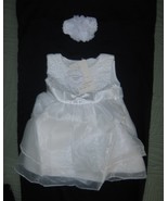 New Toddler Baby Girl Sleeveless White Tulle Tutu Dress Fancy Wedding Party 24M - $19.75