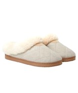 New DEARFOAMS Slippers Woman&#39;s 5/6 House Shoes Clogs Loungewear Wool Casual - £18.51 GBP