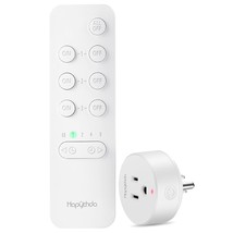 Remote Control Outlet With Countdown Function, 15A/1500W Anti-Surge 4000... - £32.59 GBP