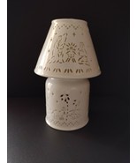 Dickson&#39;s Porcelain Off-White Christmas Nativity Cut Out Tea Light Candl... - £10.90 GBP