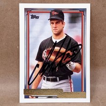 1992 Topps Gold #125 Chris Hoiles SIGNED Autograph Baltimore Orioles Card - $3.95