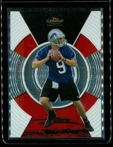 Primary image for 2005 TOPPS FINEST ROOKIE Chrome Football Card #128 DAN ORLOVSKY Detroit Lions