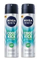 Nivea Men- Cool Kick Fresh- 48 hr Anti-Perspirant- 2 Pack (2x150 ml) - $19.99