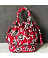 Vera Bradley Emma Drawstring Purse Bag Tote Deco Daisy Retired Summer 2011 - $32.41 CAD