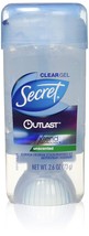 Secret Outlast Xtend Antiperspirant Deodorant, Clear Gel, Unscented, 2.6 Ounce ( - $37.99