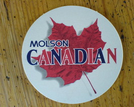 Coaster Molson Canadian Beer Maple Leaf Round One Mat - £10.22 GBP