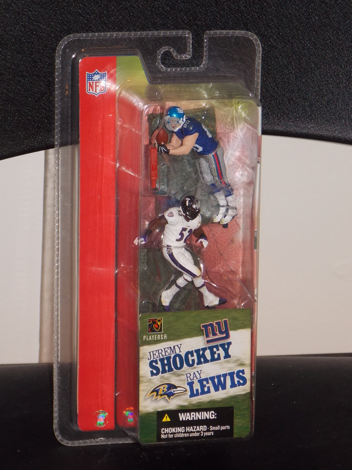 Primary image for McFarlane NFL 2 Pack Jeremy Shocky & Ray Lewis 3 inch Figures New In The Package