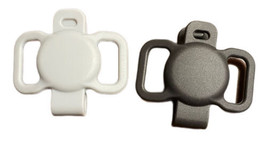 Silicone Black Gray Cases compatible with Apple Collar Clip Cover Pet 2 Pack - £10.27 GBP
