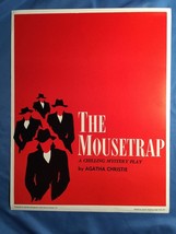 Agatha Christie The Mouse Trap Theater Broadway Window Card Poster 11” x... - £59.47 GBP