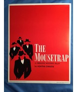 Agatha Christie The Mouse Trap Theater Broadway Window Card Poster 11” x... - $1,507.54 MXN