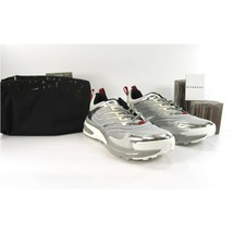 Givenchy Mens GIV 1 Silver Metallic Calf Leather Sneakers 46 NIB - £462.97 GBP