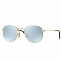  Ray-Ban Sunglasses RB3548  style 001/30 Hexagonal Gold Frame Silver Flash Lens - $69.99