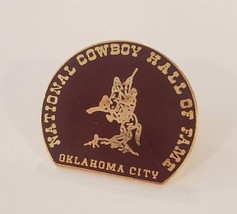 National Cowboy Hall of Fame Oklahoma City OK Travel Souvenir Lapel Hat Pin - £14.65 GBP