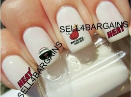 Discontinued》NBA MIAMI HEAT Basketball Team  Designs》Nail Art Decals - $8.63